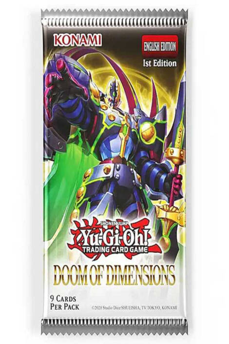Yu-Gi-Oh! Trading card game: Doom of dimensions - Play Booster Pack [ENG]