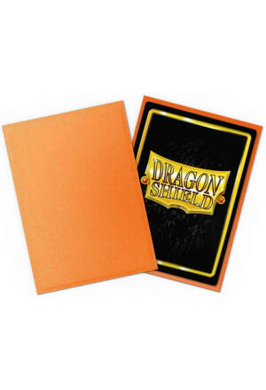 Dragon shield - Card sleeves Japanese size 60 Matte sleeves - Amber