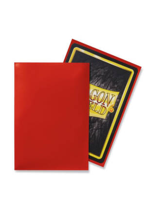 Dragon shield - Card sleeves Standard size 100 Matte sleeves - Crimson