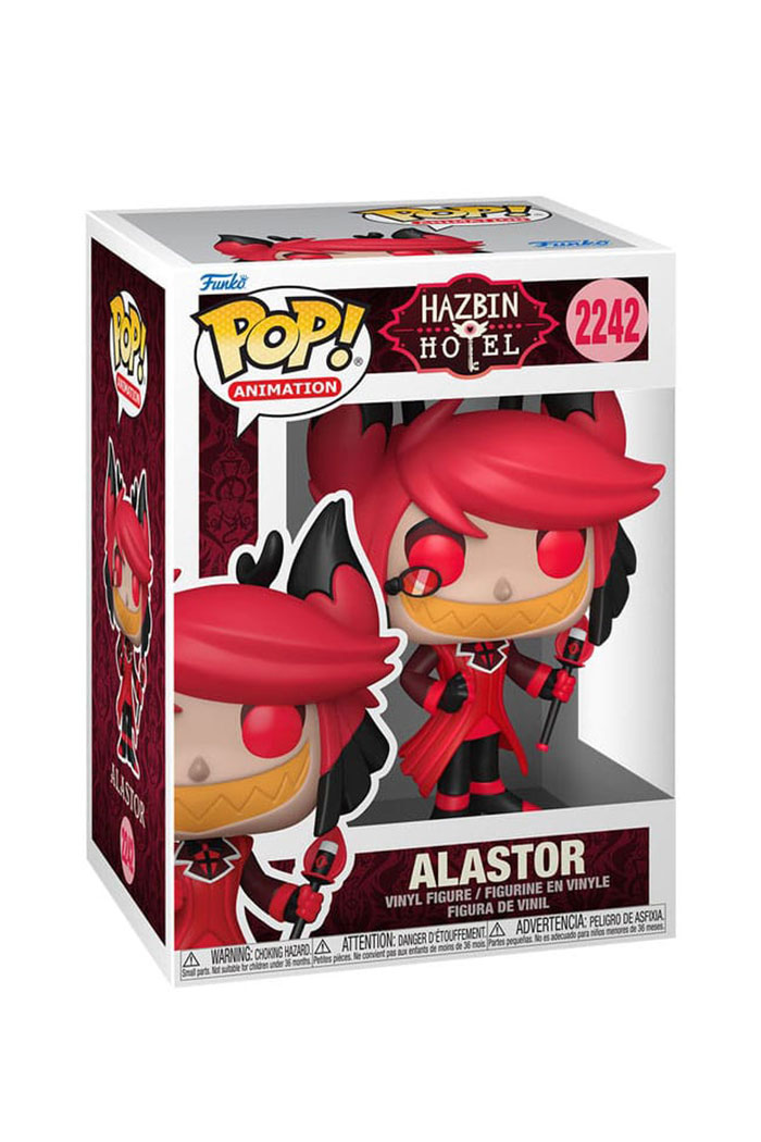 PREORDINE Hazbin hotel POP! Animation 2242 Vinyl Figure Alastor 9 cm