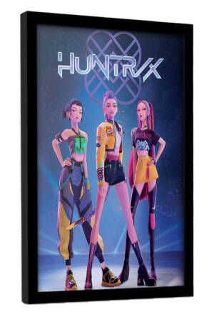 KPop Demon Hunters Collector Print Framed Poster Huntrix