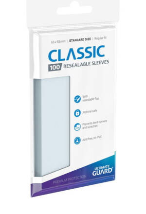 Ultimate Guard Classic Sleeves Standard Size (100) - Resealable