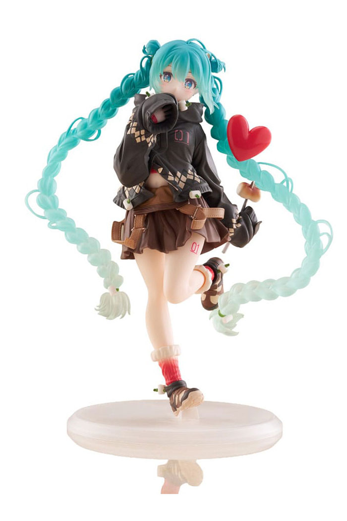 PREORDER- Hatsune Miku PVC Statue Hatsune Fashion Outdoor Spring Ver. 18 cm Taito