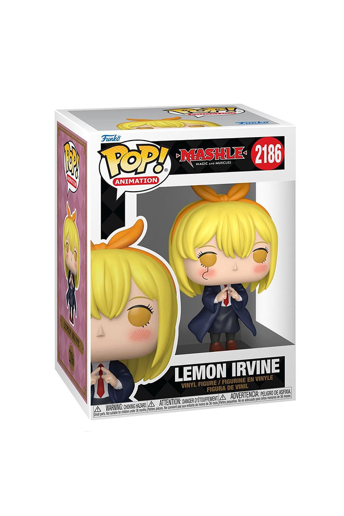 PREORDINE Mashle POP! 2186 Animation Vinyl Figure Lemon Irvine 9 cm