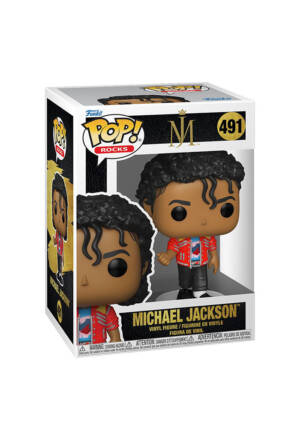 PREORDINE Michael Jackson POP! Rocks 491 Vinyl Figure Michael Jackson 9 cm