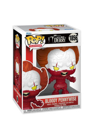 PREORDINE It: Welcome to Derry POP! Television 1856 Vinyl Figure Bloody Pennywise 9 cm