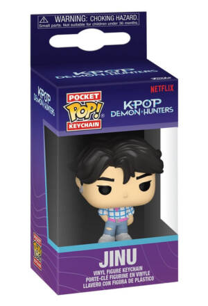 KPop Demon Hunters POP! Pocket Keychain Vinyl Figure Jinu 4 cm