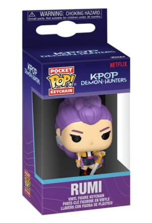 KPop Demon Hunters POP! Pocket Keychain Vinyl Figure Rumi 4 cm