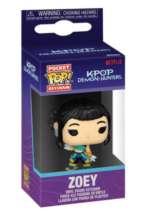 KPop Demon Hunters POP! Pocket Keychain Vinyl Figure Zoey 4 cm