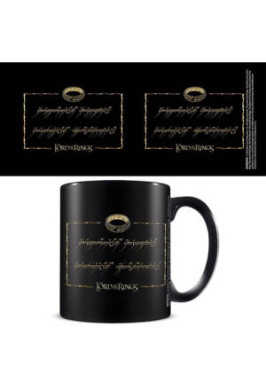 The lord of the rings One Ring Black Pod Mug