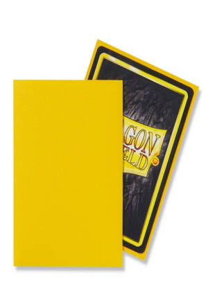 Dragon shield - Card sleeves Standard size 100 Matte sleeves - Yellow
