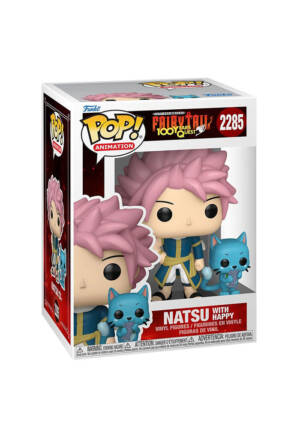 Fairy Tail: 100 Years Quest POP! Animation 2285 Vinyl Figure Natsu with Happy 9 cm