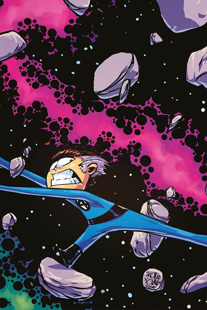 Fantastici quattro #470 (1) - Variant a 5 ante di Skottie Young