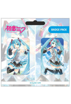 Hatsune Miku Pin Badges 2-Pack Set A