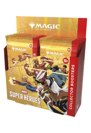 Magic the Gathering: Universes Beyond Marvel Super Heroes - Collector Booster Display (12) [ENG]