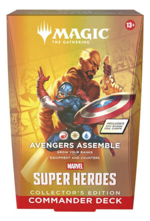 Magic the Gathering: Universes Beyond Marvel Super Heroes - Commander Deck Collector's edition: Avengers assemble [ENG]