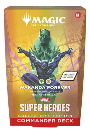 Magic the Gathering: Universes Beyond Marvel Super Heroes - Commander Deck Collector's edition: Wakanda forever [ENG]