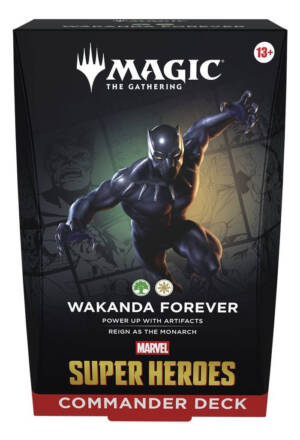 Magic the Gathering: Universes Beyond Marvel Super Heroes - Commander Deck: Wakanda forever [ENG]