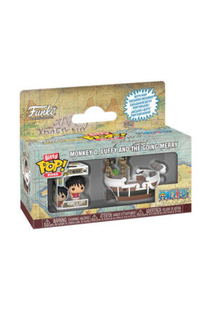 One Piece Bitty POP! Rides Vinyl Figures Monkey D. Luffy and the Going Merry 2,5 cm