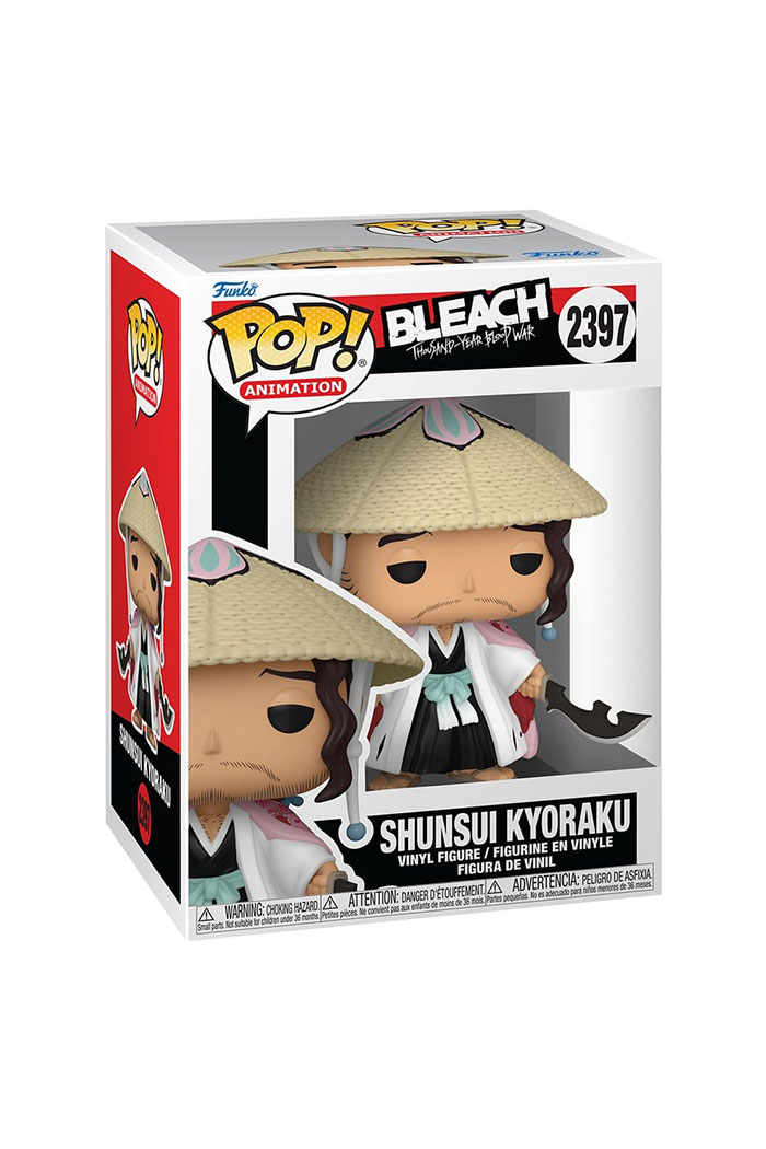 PREORDINE Bleach: Thousand-year blood war POP! Animation 2397 Vinyl Figure Shunsui Kyoraku 9 cm