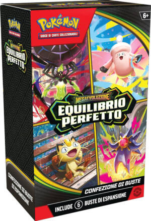 Pokemon Trading Card Game - Megaevolutione: Equilibrio perfetto - Booster Bundle (6) [ITA]