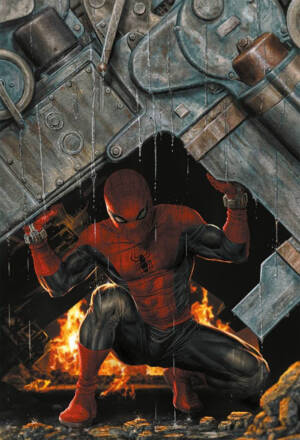 Spider-man #886 (Radioattivo Spider-man 2) - Variant amazing visions di Lee Bermejo