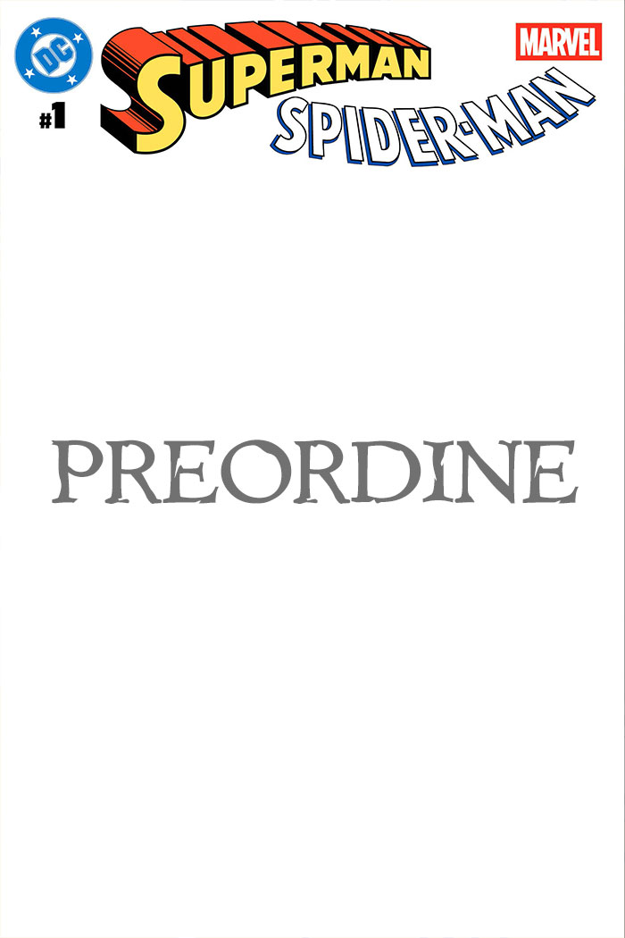 PREORDINE Superman / Spider-man #1 - Variant Blank