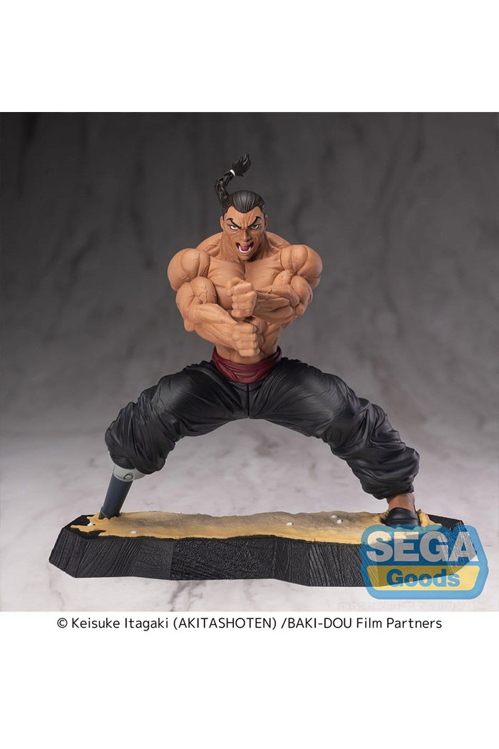 PREORDER- Baki-Dou PVC Statue Kaioh Retsu Luminasta 15 cm Sega