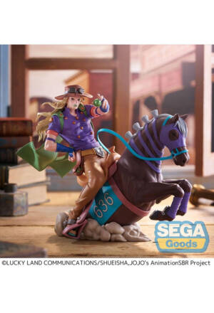 PREORDER- JoJo's Bizarre Adventure: Steel Ball Run PVC Statue Gyro Zeppeli XrossLinkMAX 18 cm Sega