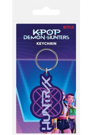 KPop Demon Hunters PVC Keychain Huntrix Logo
