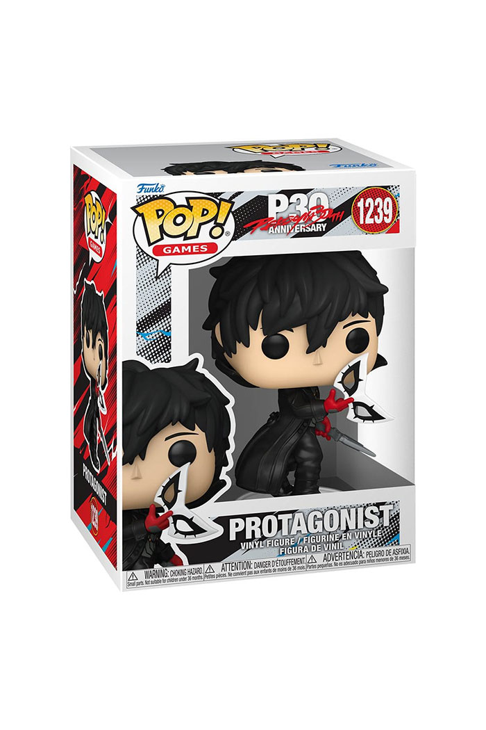 PREORDINE Persona 5 POP! Games 1239 Vinyl Figure Protagonist 9 cm