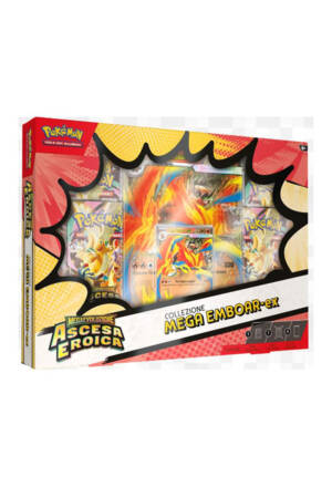 Pokemon Trading Card Game - Megaevoluzione: Ascesa eroica - Collezione Mega Emboar-ex [ITA]