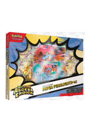 Pokemon Trading Card Game - Megaevoluzione: Ascesa eroica - Collezione Mega Feraligatr-ex [ITA]