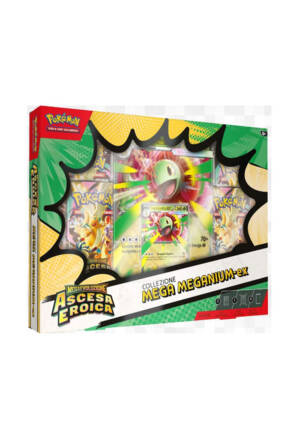Pokemon Trading Card Game - Megaevoluzione: Ascesa eroica - Collezione Mega Meganium-ex [ITA]