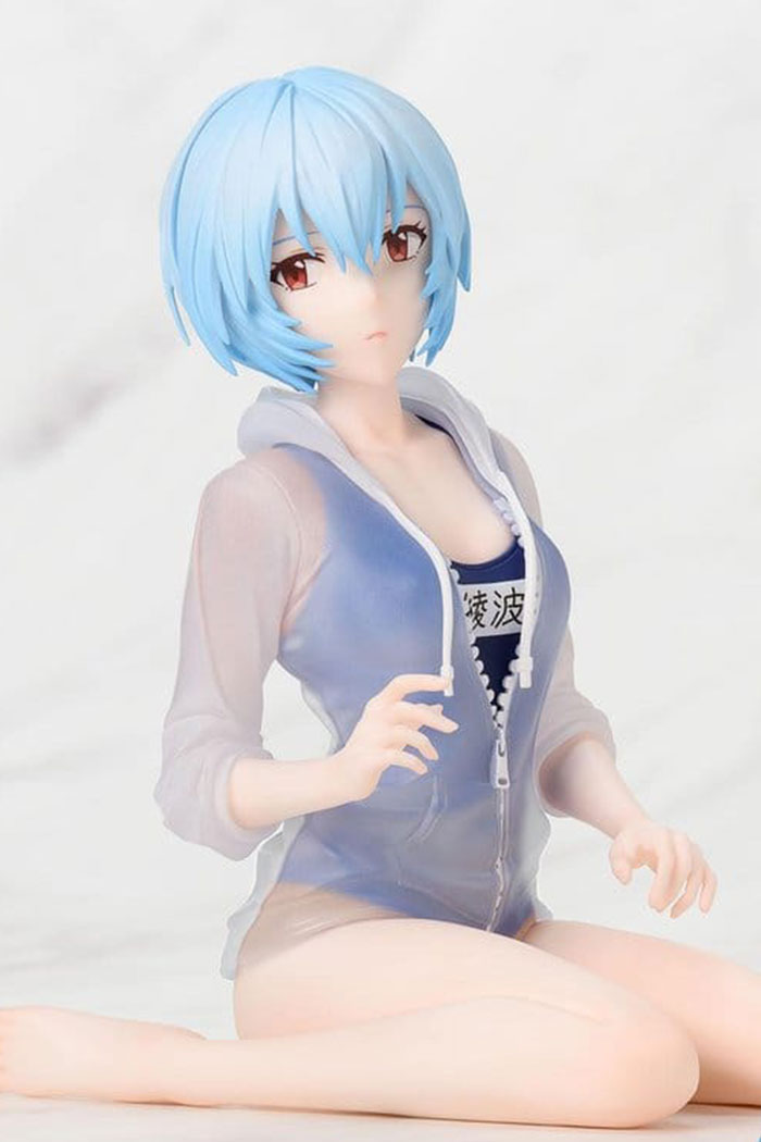 PREORDER- Rebuild of Evangelion PVC Statue Rei Ayanami School Swimsuit Ver. Yumemirize 13 cm Sega