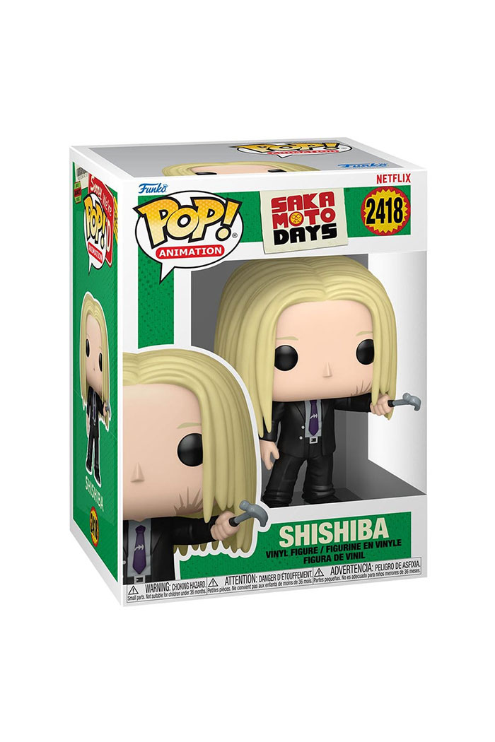 PREORDINE Sakamoto Days POP! Animation 2418 Vinyl Figure Shishiba 9 cm