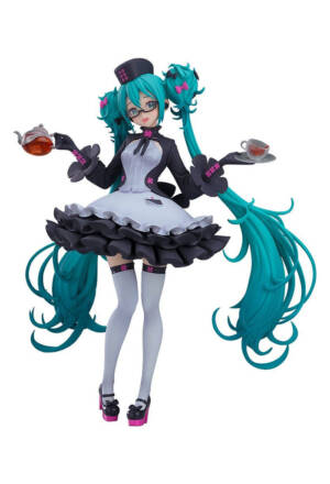 PREORDER- Character Vocal Series 01: Hatsune Miku PVC Statue Hatsune Miku Glasses x Café Ver. Pop Up Parade 18 cm Good Smile Company