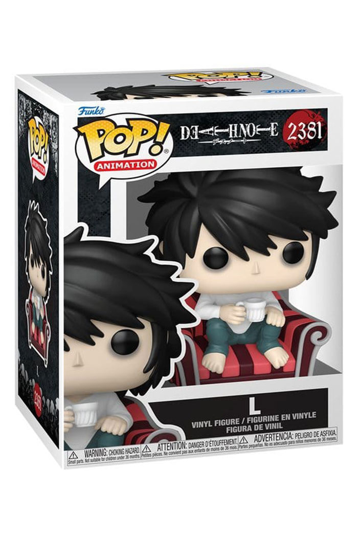 PREORDINE Death Note POP! Animation 2381 Vinyl Figure L 9 cm