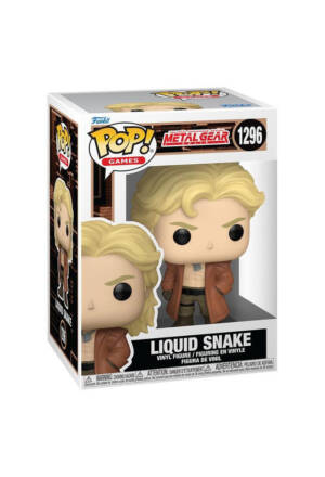 PREORDINE Metal Gear Solid POP! Games 1296 Vinyl Figure Liquid Snake 9 cm