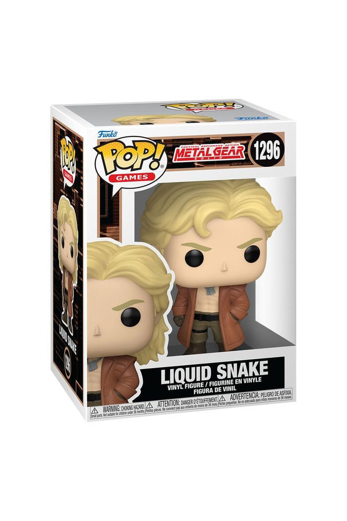 PREORDINE Metal Gear Solid POP! Games 1296 Vinyl Figure Liquid Snake 9 cm