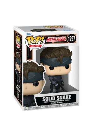 PREORDINE Metal Gear Solid POP! Games 1297 Vinyl Figure Solid Snake 9 cm