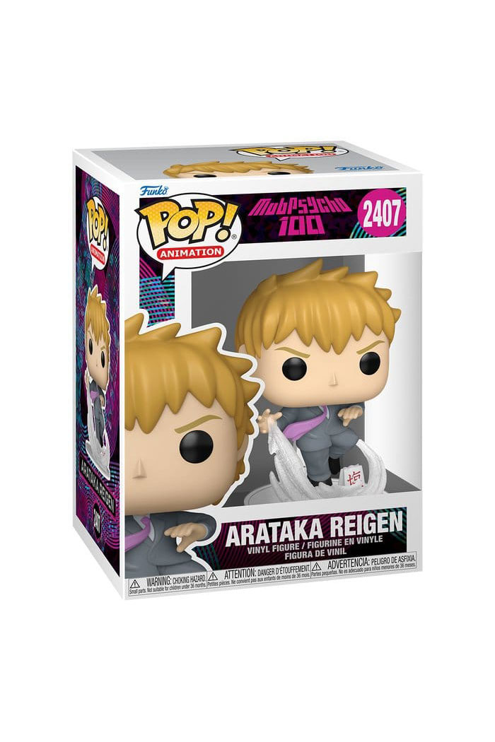 PREORDINE Mob Psycho 100 POP! Animation 2407 Vinyl Figure Arataka Reigen 9 cm