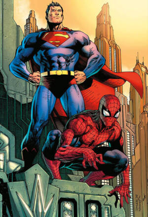Superman / Spider-man #1 - Variant di Jim Lee