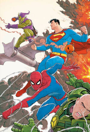 Superman / Spider-man #1 - Variant di Mikel Janìn