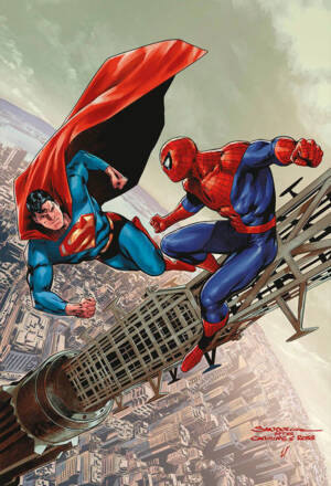 Superman / Spider-man #1 - Variant di Rafa Sandoval