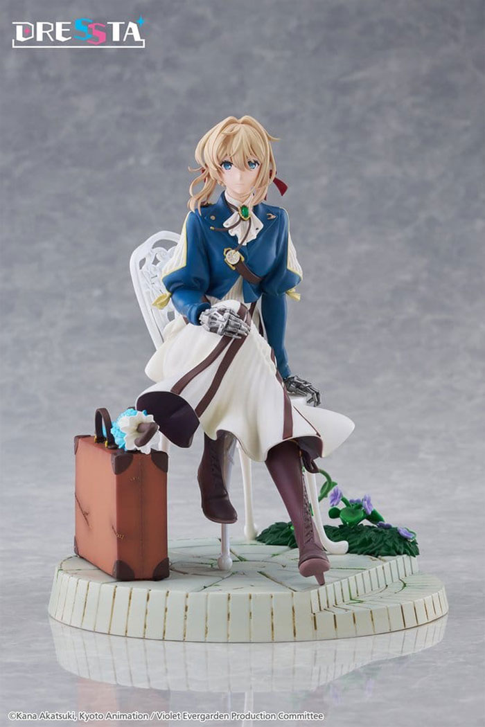 PREORDER- Violet Evergarden PVC Statue Violet Evergarden Dressta 17 cm Taito