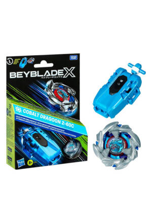 Beyblade X Cobalt Dragoon 2-60C Launcher Set