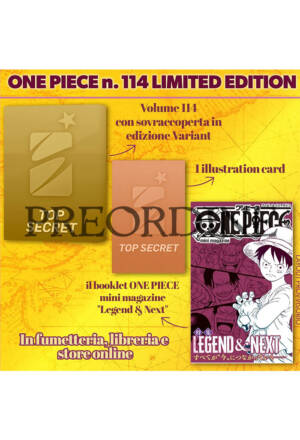 PREORDINE One piece 114 - Limited edition