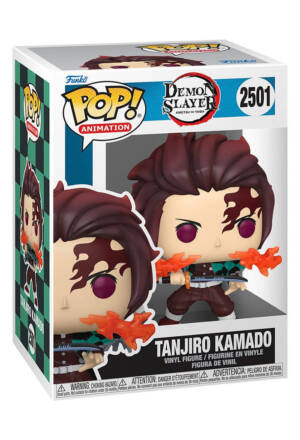 PREORDINE Demon Slayer: Kimetsu no Yaiba - The Movie POP! 2501 Animation Vinyl Figure Tanjiro 9 cm