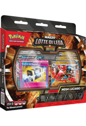 Pokemon Trading Card Game - Mazzo Lotte di Lega - Mega Lucario EX [ITA]